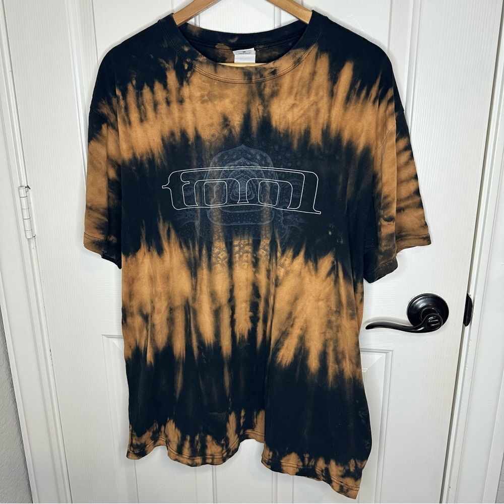 Y2K Anvil 2006 TOOL 10,000 Days Tie Dye Graphic T-Shirt Sz XL Grunge Skater